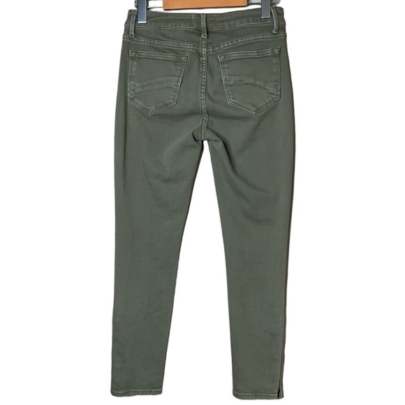 Anthropologie DRIFTWOOD Jackie Green Stretch Denim 5 Pocket Skinny Jeans Sz 25 - Picture 4 of 12